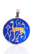 Colgante gacela esmalte