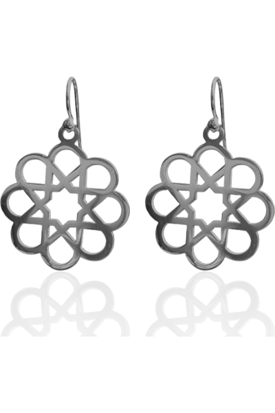 pendientes estrella lobulada