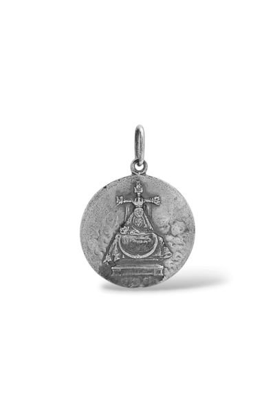Medalla Virgen de las Angustias en plata de ley.