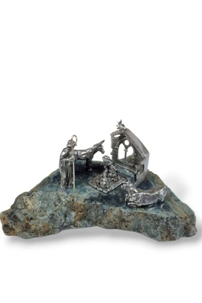 Belen en miniatura. Plata de ley.