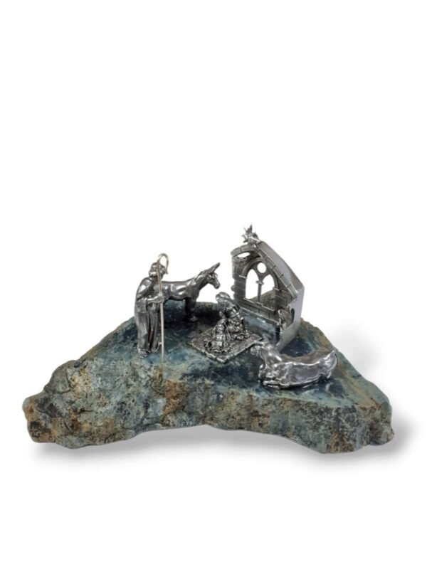 Belen en miniatura. Plata de ley.
