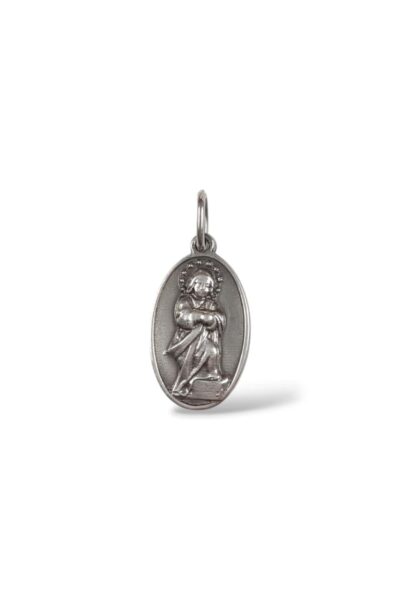 Medalla Virgen Niña pequeña. Plata de ley.