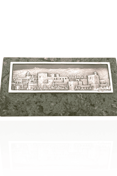 Pisapapel Vista de la Alhambra. Plata de ley