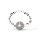 Pulsera Escapulario. Virgen del Carmen y Sagrado Corazón.