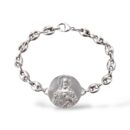 Pulsera escapulario  Virgen del Carmen y Sgrado corazón. Grande