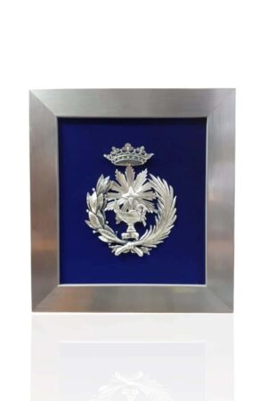 Escudo de Química. Plateado