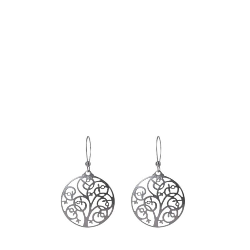 pendientes granado calado.