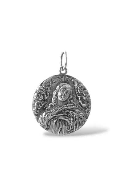 Medalla Inmaculada. Plata de ley
