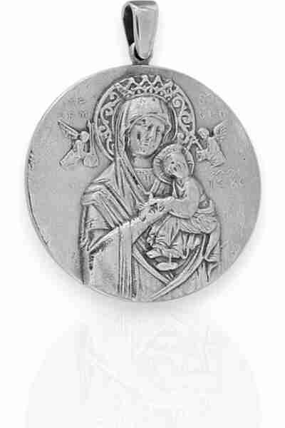 medalla perpetuo socorro. plata de ley