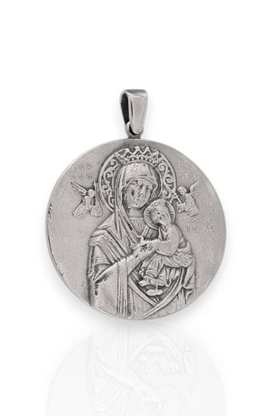 Medalla Perpetuo Socorro. Plata de ley