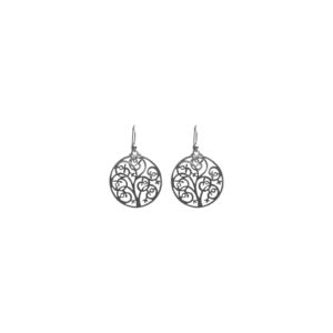 Pendientes granado calado.