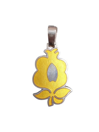 colgante granada esmalte grande